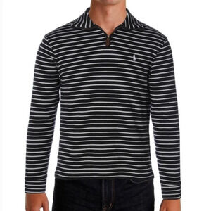 Polo by Ralph Lauren Black and White Striped Sweater